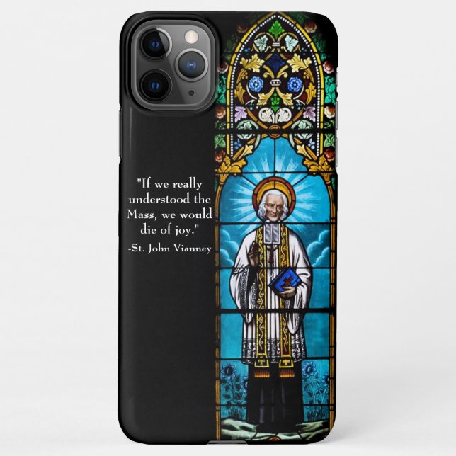 Coque iPhone Saint John Vianney (Dos)