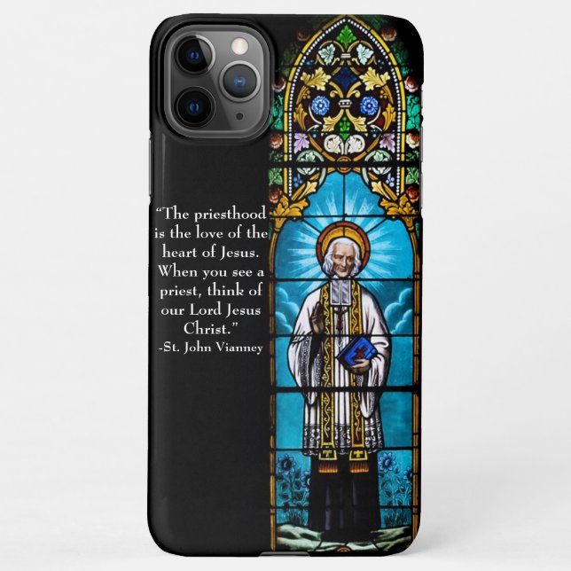 Coque iPhone Saint John Vianney (Dos)