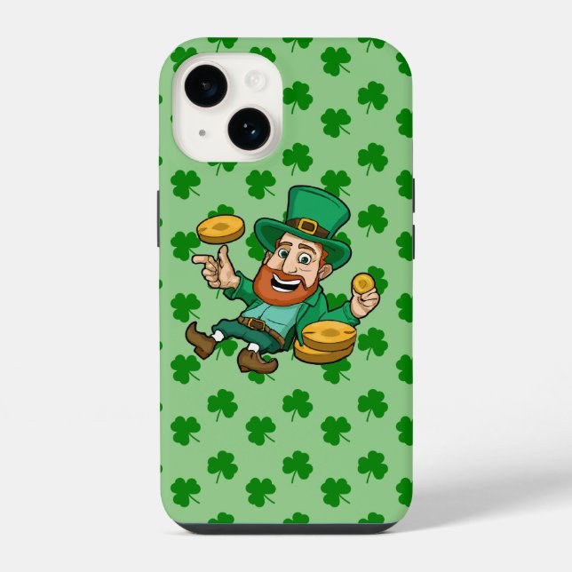 Coque iPhone Saint Patrick (Verso)