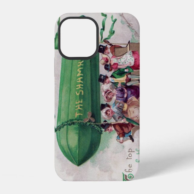 Coque iPhone Saint Patrick's Day, Vintage (Verso)