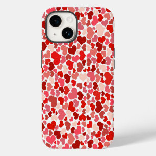 Coque Pour iPhone 14 Saint-Valentin Amour Cœurs Rouges