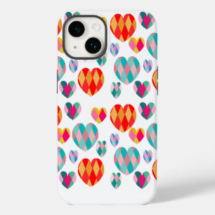 Coque Pour iPhone 14 Saint-Valentin Art déco