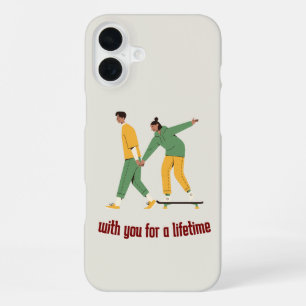 Coque iPhone 16 Plus Saint-Valentin Couple Mignon