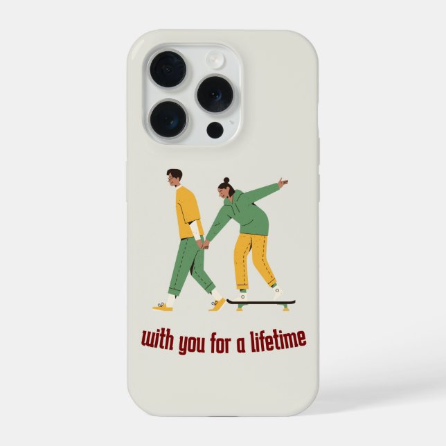 Coque iPhone Saint-Valentin Couple Mignon (Verso)
