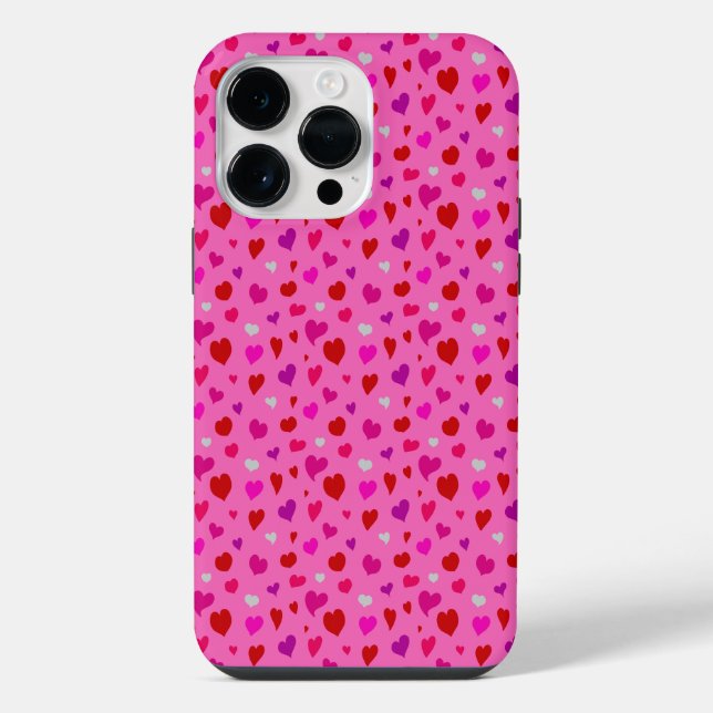 Coque iPhone Saint-Valentin Rose (Verso)