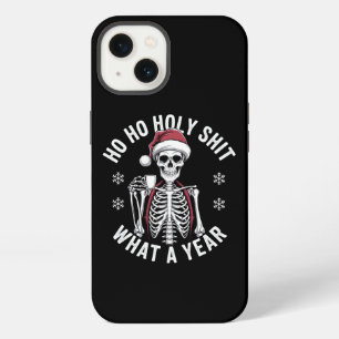 Etui iPhone 13 Sainte chemise, quelle année humour de Noël squele
