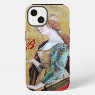 Etui iPhone 13 SAINTE MARIE-MADELEINE 2 MONOGRAMME Or,Rouge