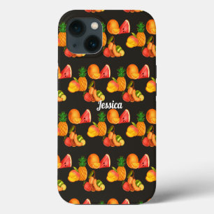 Etui iPhone 13 Salade colorée de fruits d'été