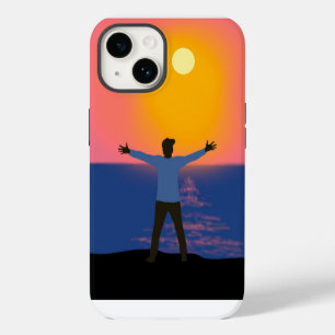 Coque Pour iPhone 14 Salutation au soleil