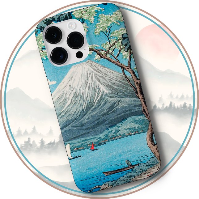 coque iPHONE/SAMSUNG - Mt. Fuji du lac Yamanaka (Créateur téléchargé)
