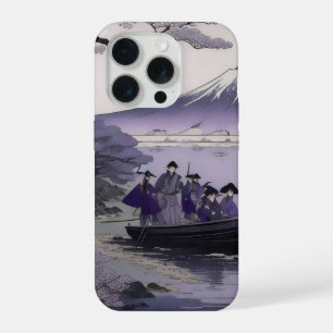 Coque iPhone 15 Pro Samurai iPhone 15 Case Mount Fuji Japanese Art