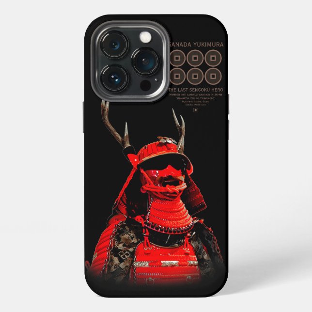 Coque iPhone SANADA YUKIMURA (Red ver.) (Dos)