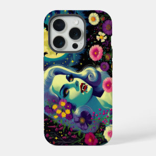 Coque iPhone 15 Pro Sang et fleurs