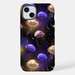 Coque iPhone 15 Plus Sans joint avec méduse éclatante