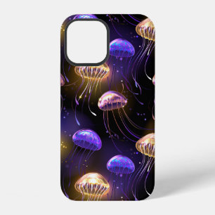 Coque iPhone 12 Sans joint avec méduse éclatante