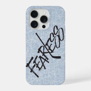 Coque iPhone 15 Pro Sans peur (Hockey)