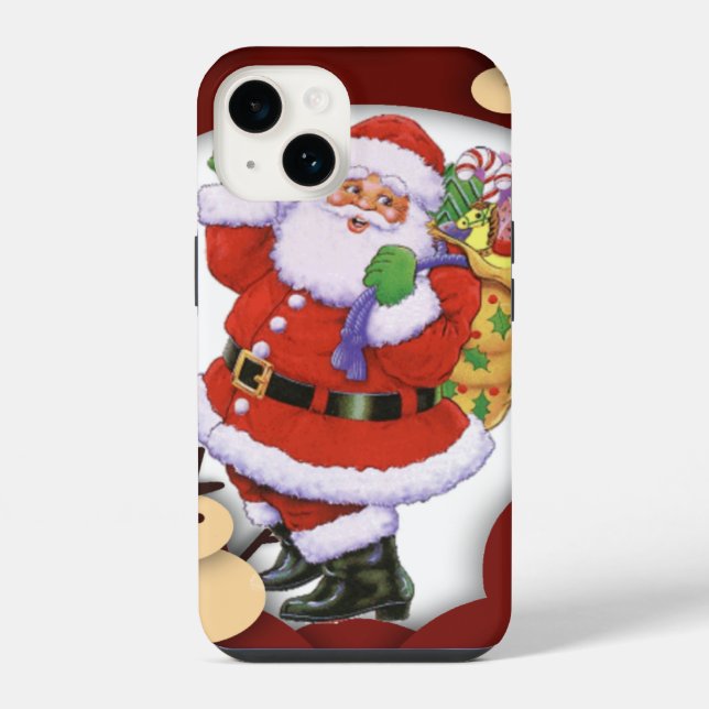 Coque iPhone Santa Claus (Verso)