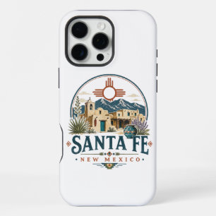 Coque iPhone 16 Pro Max Santa Fe Nouveau-Mexique Architecture Adobe Sud-Ou