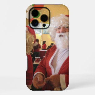 Coque iPhone 16 Pro Max Santa & Mrs. Claus Fête de Noël – Festif