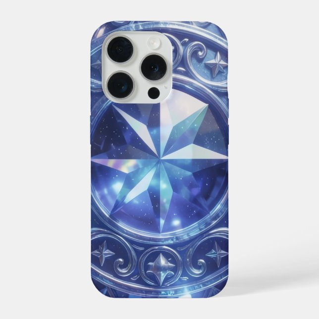 Coque iPhone Saphir – la pierre de vérité et de sagesse. (Verso)