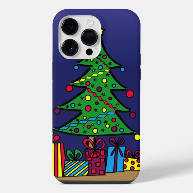 Coque iPhone sapin de Noël (Verso)