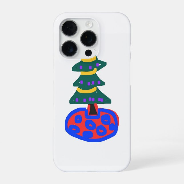Coque iPhone Sapin de Noël (Verso)