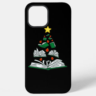 Coque iPhone 12 Pro Max Sapin de Noël Livresque III