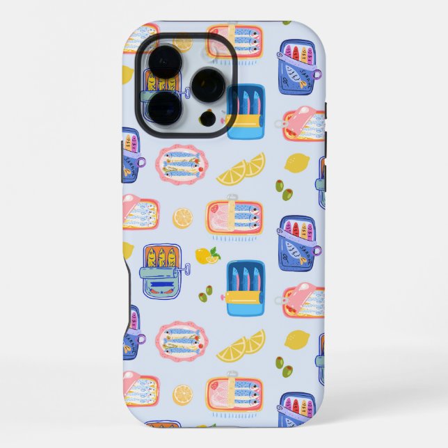 Coque iPhone Sardines and Lemons (Verso)