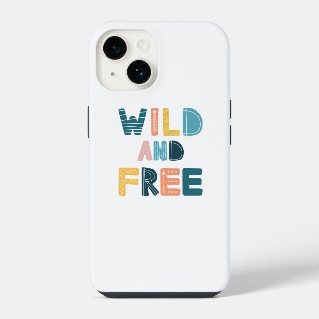 Coque iPhone Sauvage et libre (Verso)