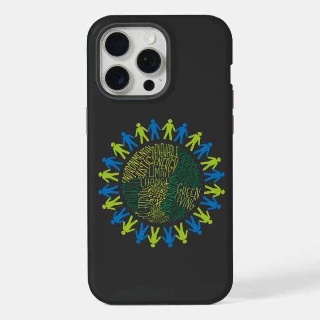 Coque iPhone sauver la terre (Verso)