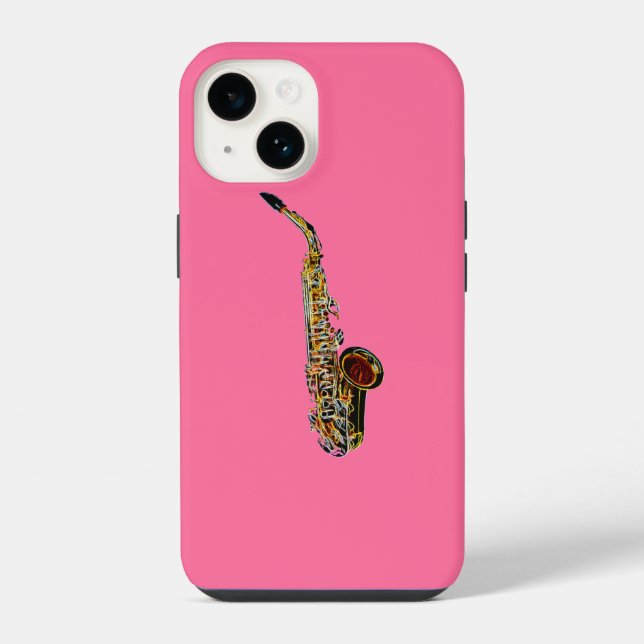 Coque iPhone Saxophone (Verso)