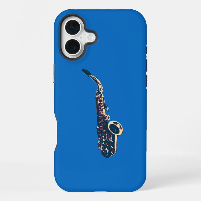 Coque iPhone Saxophone (Verso)