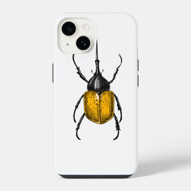 Coque iPhone Scarabée Hercule (Verso)
