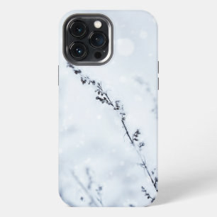 Etui iPhone 13 Pro Max Scène hivernale - Fleur gelée