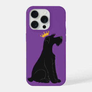 Coque iPhone 15 Pro Schnauzer Prince
