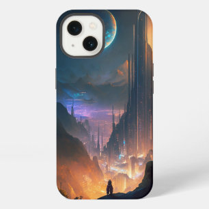 Etui iPhone 13 Science Fiction Ville Futuriste Étui iPhone Case-M