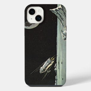 Science-fiction vintage, Fusées spatiales Lune Pla