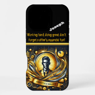 Coque iPhone 16 Pro Max Scientifique de données créant la magie de l'analy