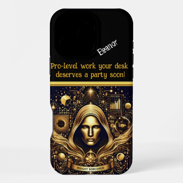 Coque iPhone Scientifique des données créatif explorant des inf (Verso)