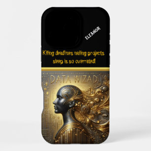 Coque iPhone 16 Pro Max Scientifique des données dans l'art technologique