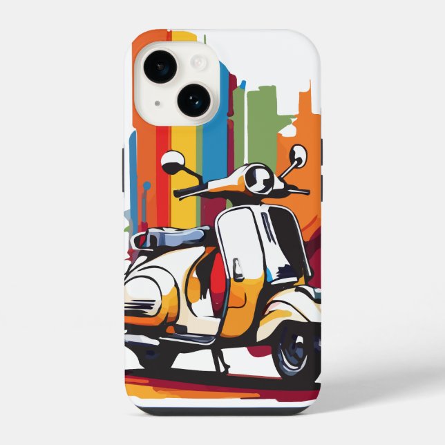 Coque iPhone Scooter (Verso)