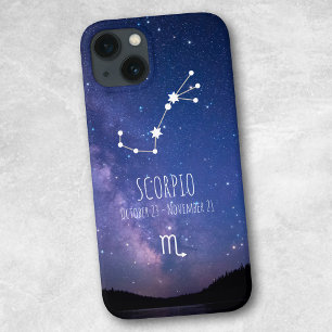 Etui iPhone 13 Scorpio Constellation Zodiaque personnalisée
