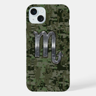 Coque iPhone 15 Plus Scorpio signe Zodiaque Bois vert Camion numérique