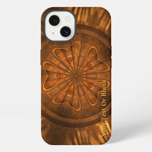 Coque iPhone Sculpture sur bois (Verso)