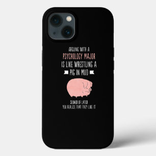 Etui iPhone 13 Se disputer avec une majeure en psychologie comme