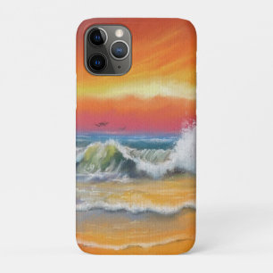 Coque iphone Sea Sunset Abstrait