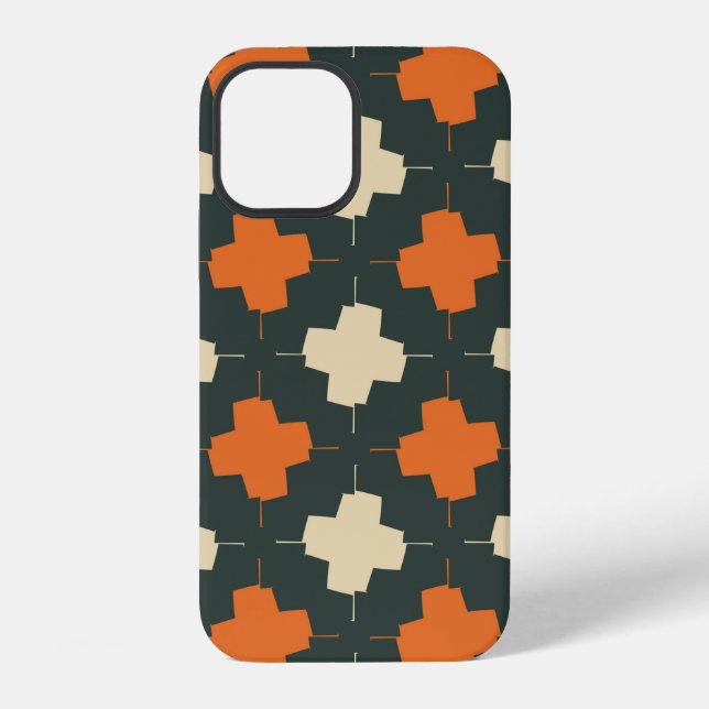 Coque iPhone Seamless pattern with bright geometric elements on (Verso)