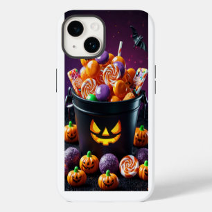 Coque Pour iPhone 14 Seau de bonbons Trick or Treat