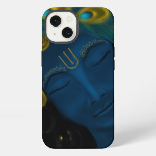 Etui iPhone 13 Seigneur Krishna bleu attractif - Art Hare Krishna