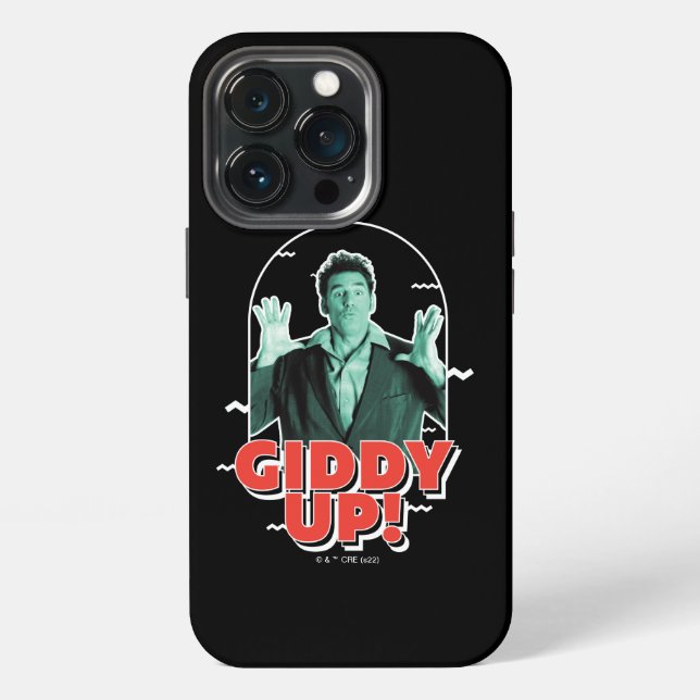 Coque iPhone Seinfeld | Kramer - En selle ! (Dos)